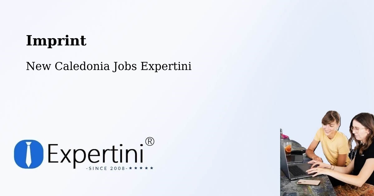 Imprint – Tonga - New Caledonia Jobs Expertini