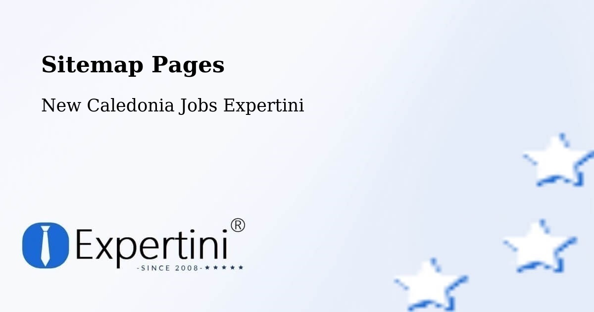 Sitemap Pages - Tonga - New Caledonia Jobs Expertini