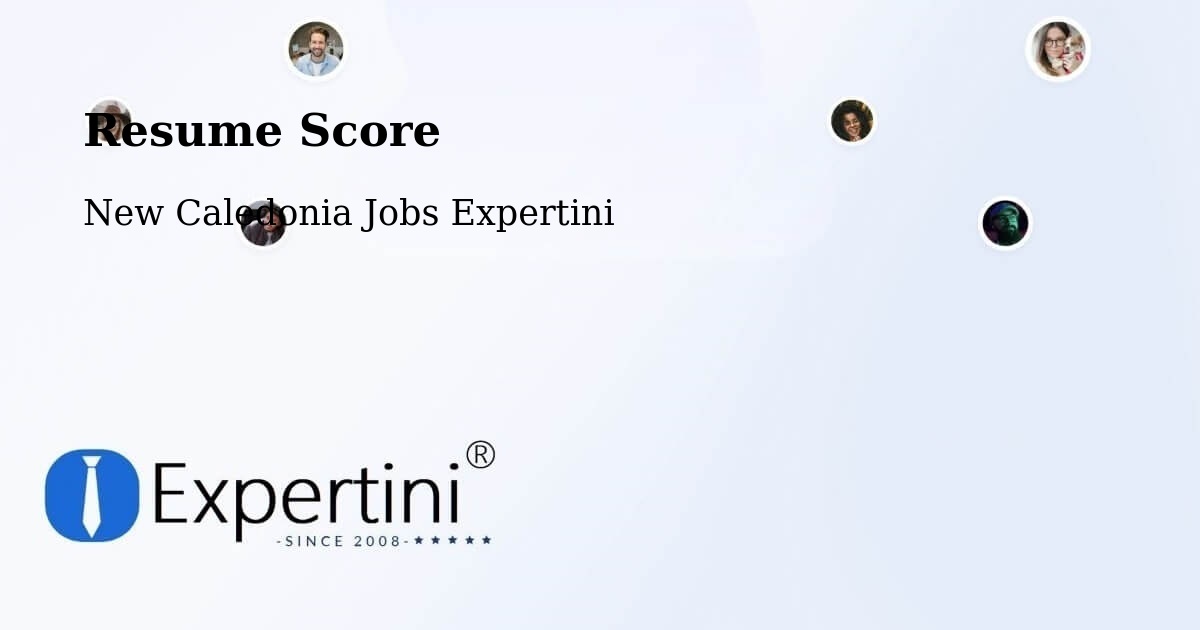 Resume Score & Job Description Match Tool – Tonga - New Caledonia Jobs Expertini
